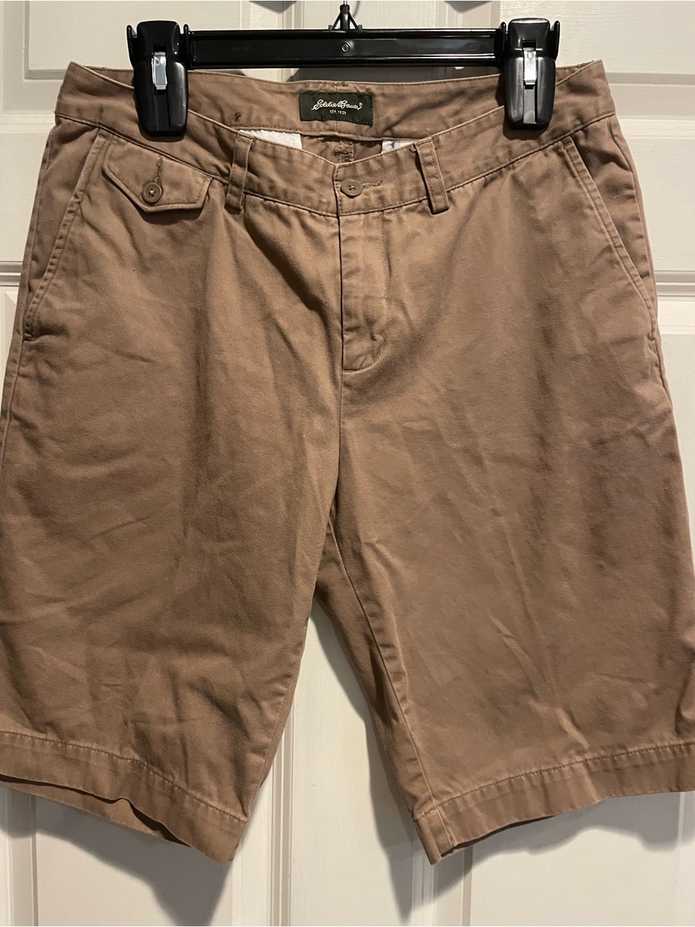 Eddie Bauer Women’s Tan Cotton Shorts Sz 8